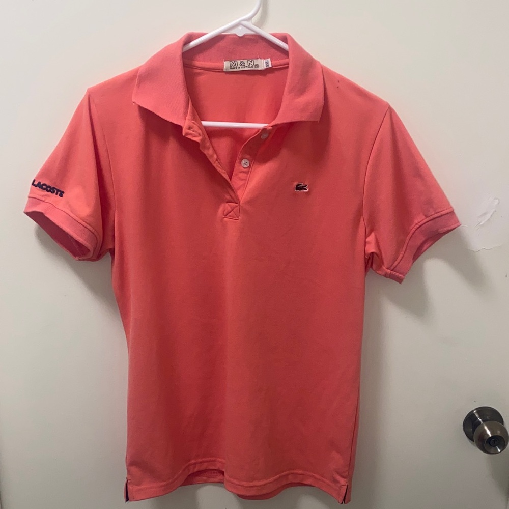 Lacoste Pink Polo Shirt